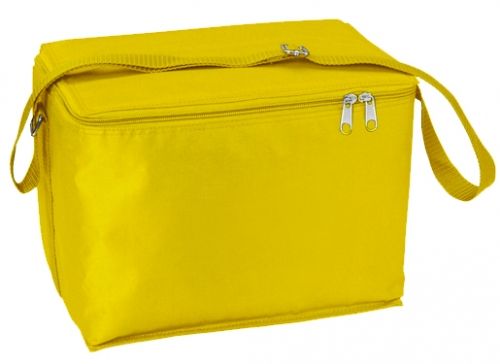 yellow 12 can cooler bag